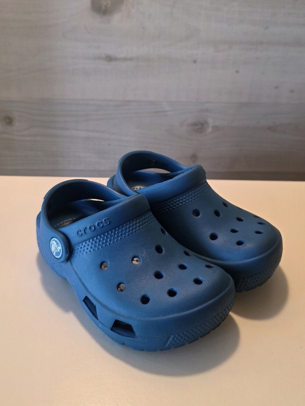 CROCS Kids Clogs Blue Toddler Size 9